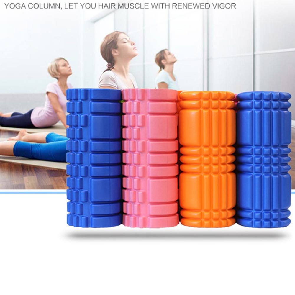 Cm Yoga Column Fitness Foam Yoga Pilates Roller Blocks Train Gym Massage Grid Trigger Point